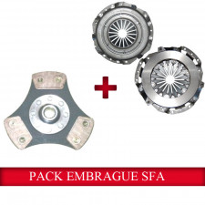 Pack Embrague Maza + Disco Cerámico Sinterizado Rigido Citroën AX / Peugeot 106 / 205 Rallye