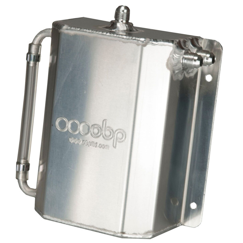 Recuperador de Aceite OBP 1,5L Aluminio 80x125x180mm JIC6Array