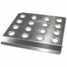 Reposapiés Piloto Aluminio Plano OBP