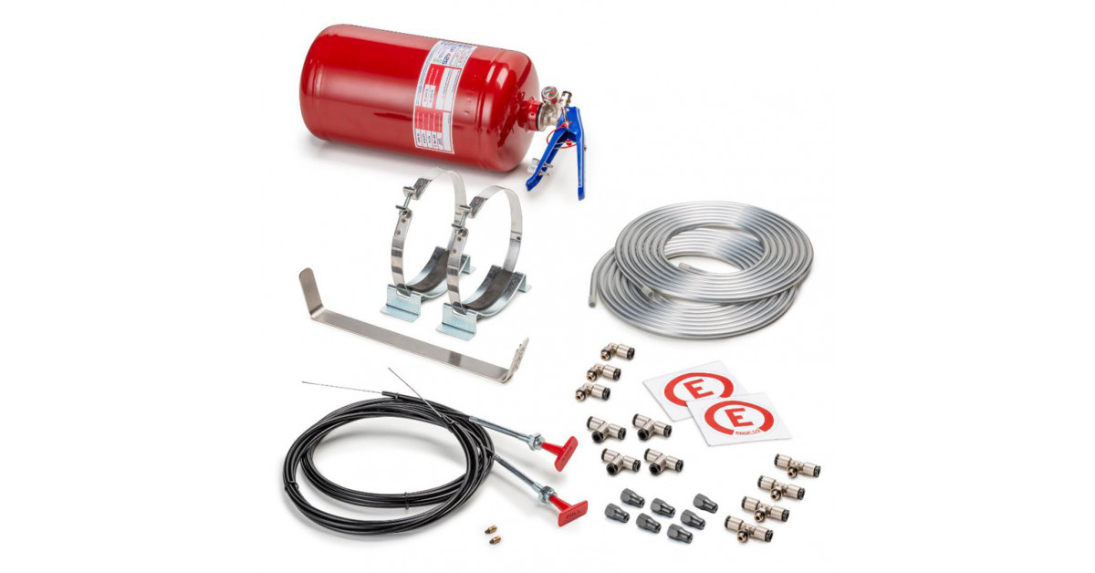 Kit Extinción Automático Mecánico Sparco en Acero 4.25L Edición Limitada