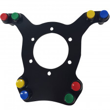 Platina alu 8 pulsadores para volante