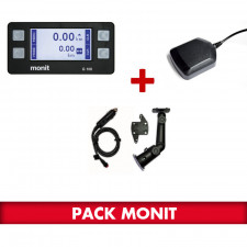 Pack de reconhecimento Monit G-100 + Antena GPS + Suporte de ventosa