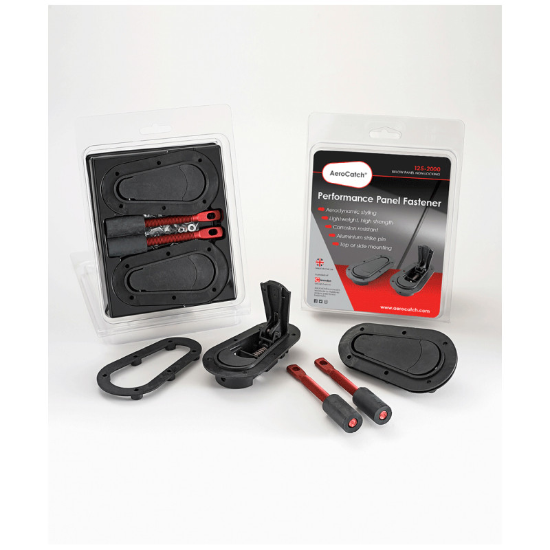 Gancho de capota Aerocatch®, montagem sem chave por baixo x2Array