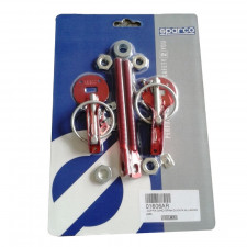 Fechos do capot Dakar Sparco alu red