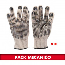 Pack 10 guantes para mecánico
