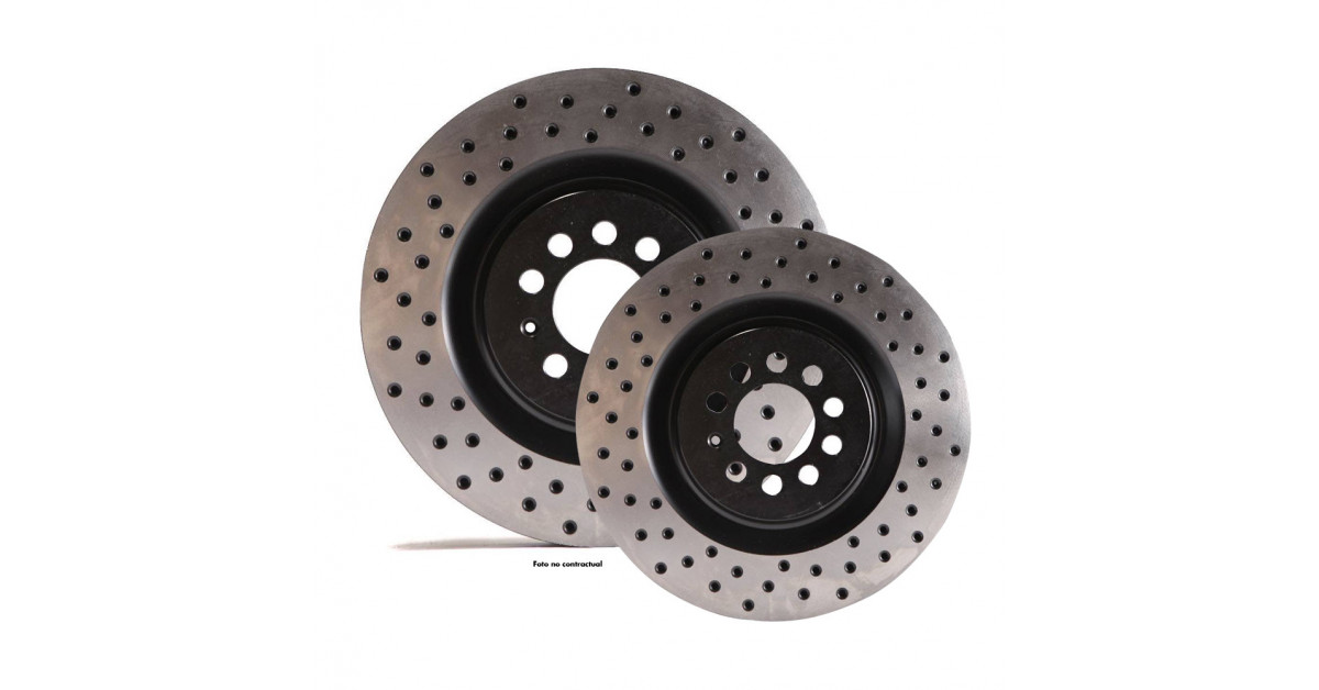 Discos de freno Tarox delantero ventilados D95 perforados Hyundai Santa Fé II 2.2 CRDi 155cv 2006/03-2009/12