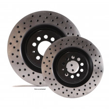 Discos de travão traseiros Tarox ventilados D95 perfurados MERCED SL-Class (R230) SL55 AMG 5.5 V8 Kompressor 02 -