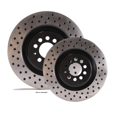 Discos de travão ventilados Tarox dianteiros D95 perfurados Chevrolet Epica 2.5 156hp 2006/06-2015/12