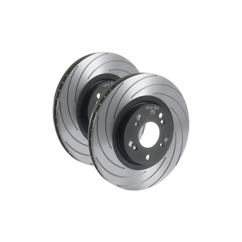 Discos de travão ventilados Tarox dianteiros F2000 com ranhuras Mercedes-Benz E-Class E 500 306hp 2002/03-2008/12Array