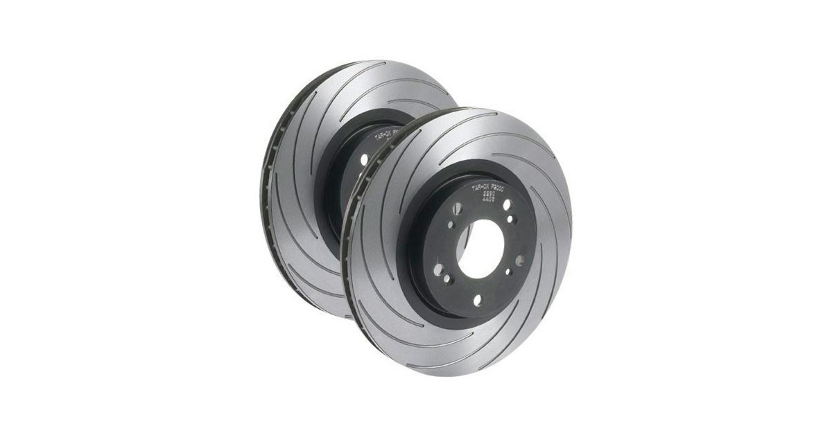Discos de freno Tarox trasero macizo F2000 estriados Saab 900 II Coupé 2.0 -16 Turbo 185cv 1993/12-1998/02