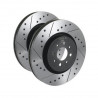 Discos de freno Tarox delantero ventilados SJ perforados y estriados Fiat 500 1.2 69cv 2007/10-2018/12