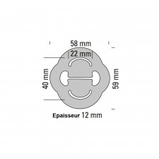 Silent-Block Escape 220°C Powersprint longitud 58mm