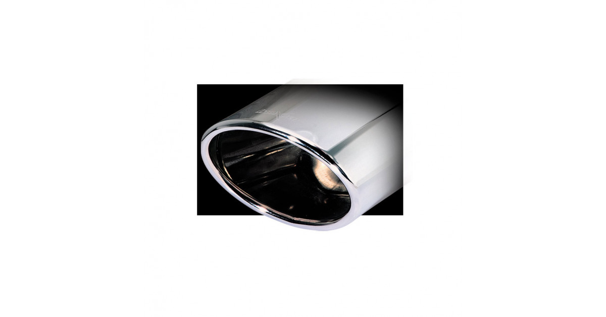 Saída de escape Inoxcar Oval Diâmetro 150x105 Cromado comprimento 300mm