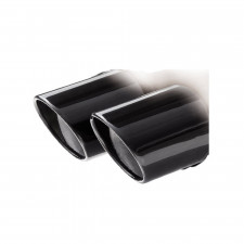 Saída de escape Inoxcar 2x80 Black Edition comprimento 230 mm