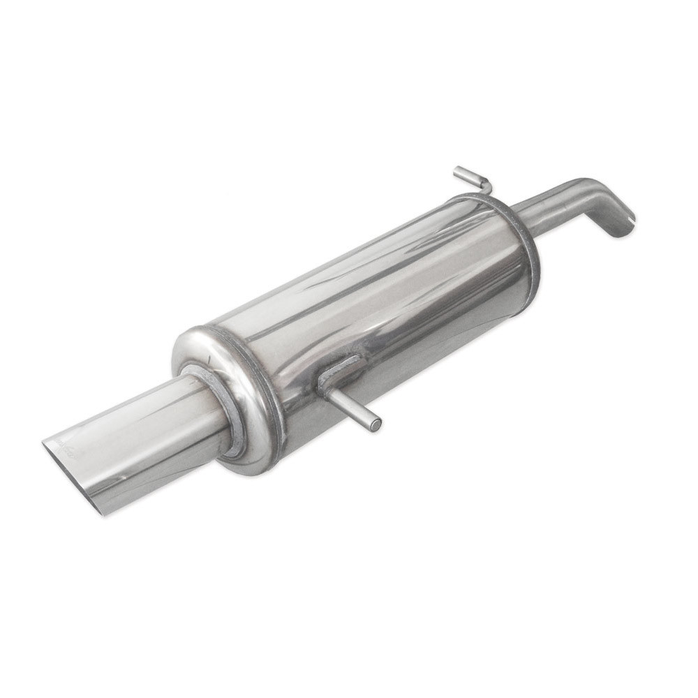 Sistema de escape em aço inoxidável Inoxcar Citroën C2 1.6 16v VTS 1x90mm RallyArray
