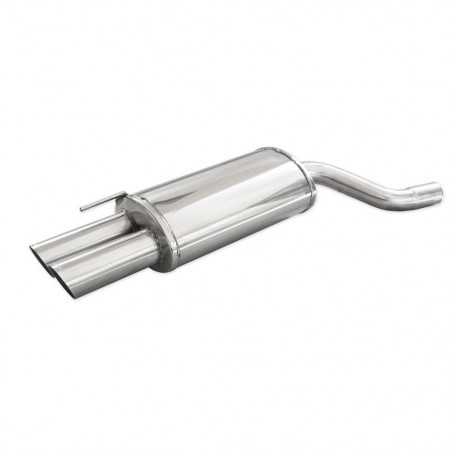 Terminal Escape Inox Inoxcar BMW 320D E46 2x80mm Racing