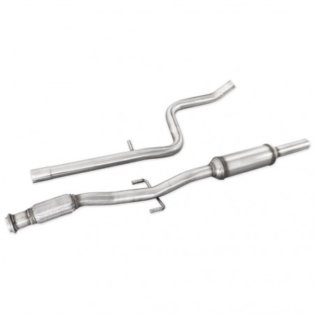 Tubo central para corta-chamas Inoxcar flex Peugeot 208 208hp 1.6 Turbo Depois de 2015