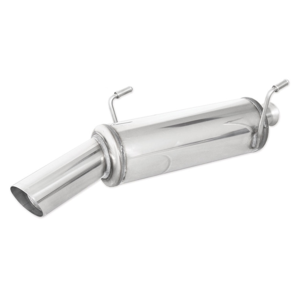 Terminal Escape Inox Inoxcar Peugeot 206 1.4 HDi 1x90mm RallyArray
