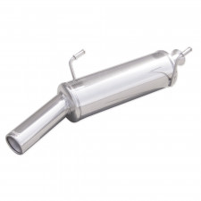 Peugeot 206 CC 1.6 16v Inoxcar Terminal de escape em aço inoxidável após 2000 1x80mm