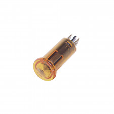 Testigo Luminoso Tubular Naranja 16mm