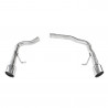 Salida sin silenciador trasero Inoxcar 102mm racing derecha+izquierda Audi A5 3L TDI V6