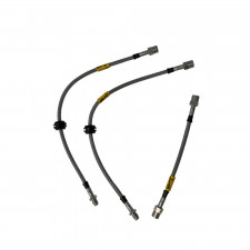 Kit de mangueiras de travão Mangueiras de travão de aviação completas Goodridge Opel Manta A 3 pcs