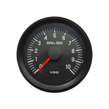 Cuentarrevoluciones VDO 10000 RPM Diámetro 80 Fondo Negro 12V Programable