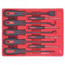 Kit raspadores y ganchos 9 piezas