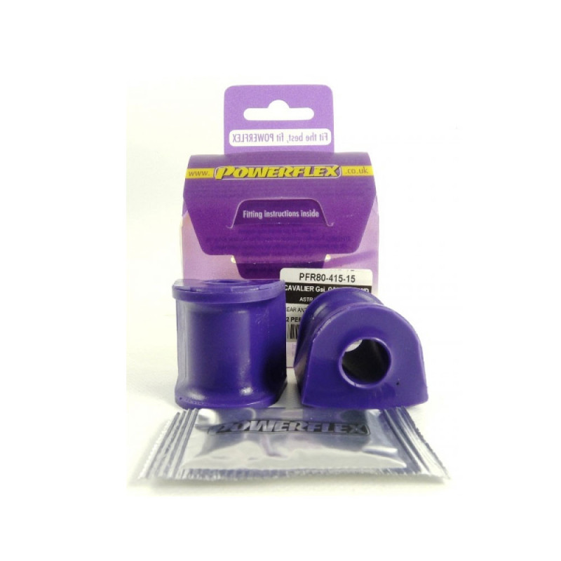 Barra estabilizadora Powerflex Silent-block D15 Opel Astra / Vectra (2 peças)Array