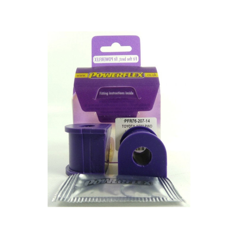 Barra estabilizadora traseira Powerflex Silent-block Toyota Corolla AE86 (2 peças)Array