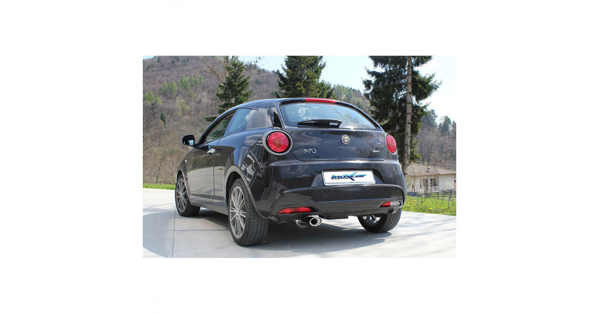 Tubo dianteiro Inoxcar (com mangueira) ALFA ROMEO MITO 1.4 TB (155 CV) pós 2008 diam 55