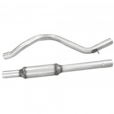 Silencioso central Inoxcar 63.5mm Renault Megane 3 RS 250 (Inox)