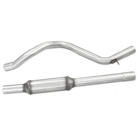 Silencioso central Inoxcar 63.5mm Renault Megane 3 RS 250 (Inox)