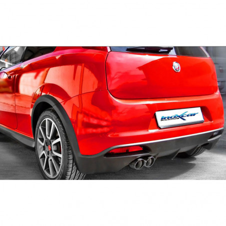 Tubo dianteiro Inoxcar (com mangueira flexível) ABARTH PUNTO EVO 1.4 TURBO MultiAir (165hp) pós 2010 diam 55