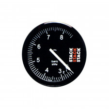 Contador de rotações Stack Pro 0-3-8.5 diâmetro 80mm preto