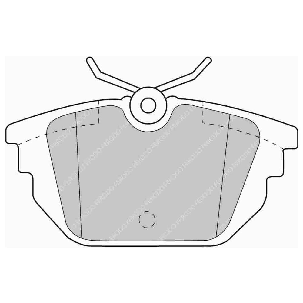 Pastilhas de travão traseiras Ferodo DS Performance para ALFA ROMEO 145 1.4 i.e. 07.94 - 12.96 pinça LUCAS/TRWArray