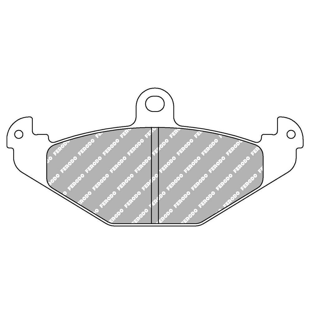 Pastilhas de travão traseiras Ferodo DS Performance para LOTUS Elise 01. Ag 05.02 - pinça BREMBOArray