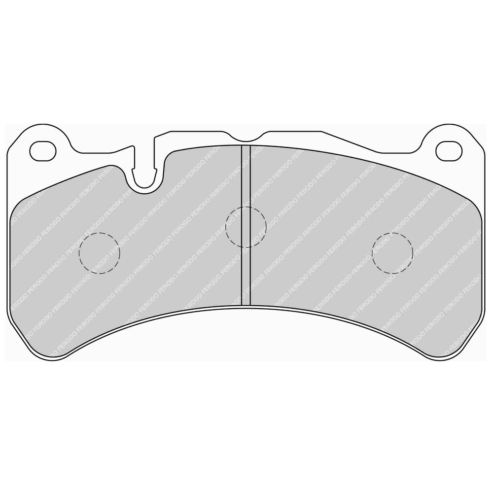 Pastillas de freno Ferodo DS Performance trasero para FORD AUSTRALIA (FPV) BF Brembo DEL 6POT y TRAS 01.06 -  pinza BREMBOArray