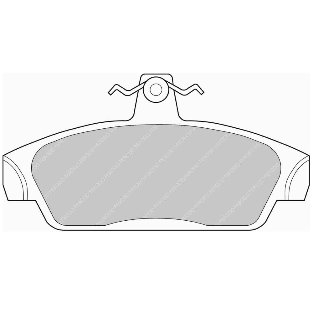 Pastilhas de travão traseiras Ferodo DS Performance para MG MG TF 115 03.02 - pinça LUCAS/TRWArray