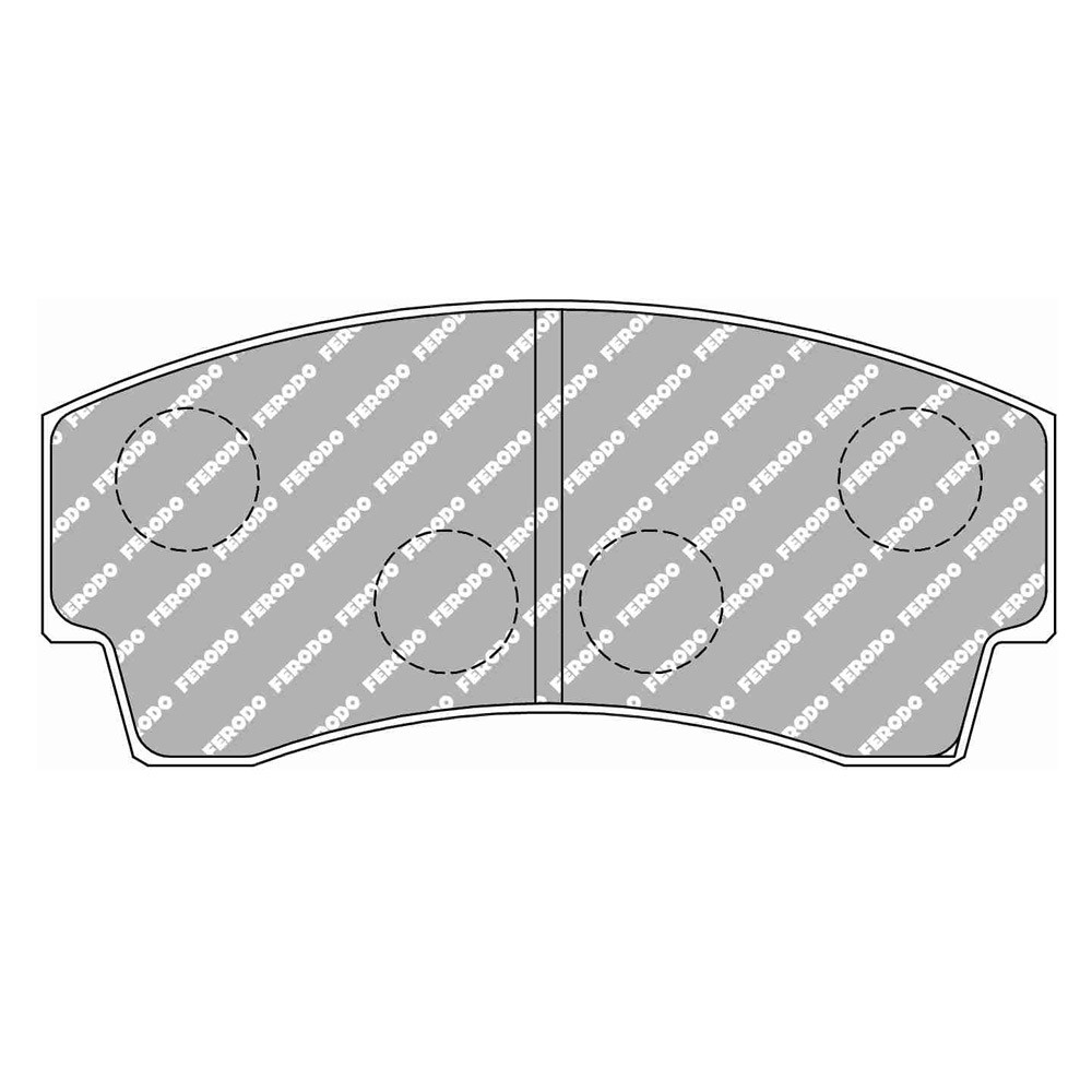 Pastillas de freno Ferodo DS Performance trasero para PEUGEOT 206 1.6 XS 01.98 - 12.00Array