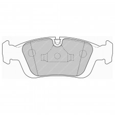 Pastillas de freno Ferodo DS Performance trasero para BMW 3 Series 323 i 2.5 03.95 - 02.98 pinza ATE