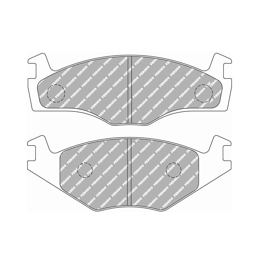 Pastillas de freno Ferodo DS Performance trasero para ROVER 100 114 D 10.92 - 12.94 pinza KELGATEArray