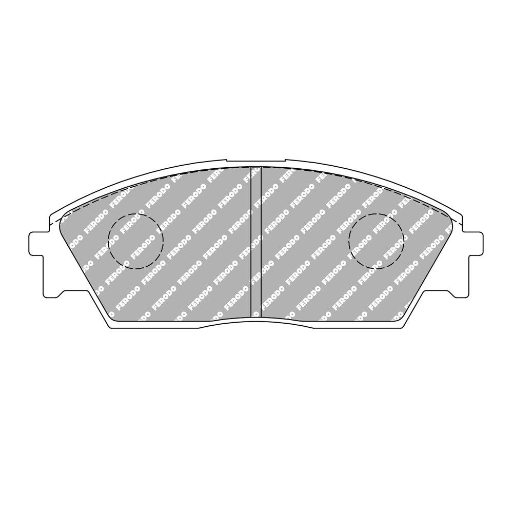 Pastilhas de travão traseiras Ferodo DS Performance para HONDA Accord 2.2 i 16V, 2.2 i 16V Automatik 01.90 - 03.93 pinça AKEBONOArray