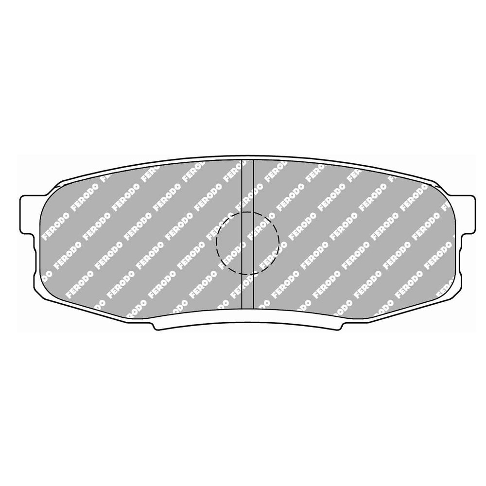 Pastillas de freno Ferodo DS Performance trasero para LEXUS LX 570 11.07 -  pinza ADVICSArray