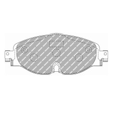 Pastilhas de travão traseiras Ferodo DS Performance para AUDI A3 1.0 TFSI 07.16 - pinça TRW