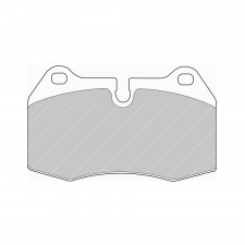 Pastilhas de travão traseiras Ferodo DS Performance para BMW Série 7 725 tds 04.96 - 11.01 caliper BREMBO