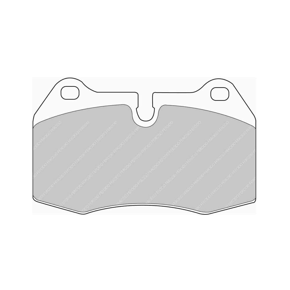 Pastillas de freno Ferodo DS Performance trasero para BMW 7 Series 725 tds 04.96 - 11.01 pinza BREMBOArray