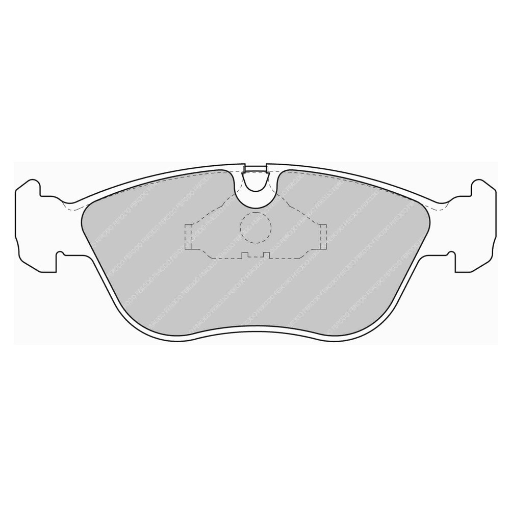 Pastilhas de travão traseiras Ferodo DS Performance para VOLVO 850 2.0 06.91 - 12.96 ATEArray
