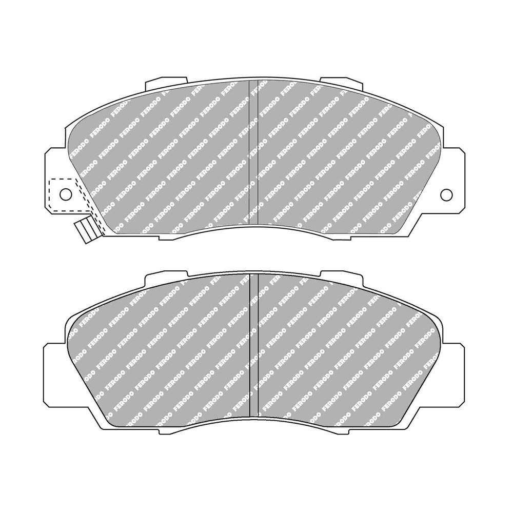 Pastillas de freno Ferodo DS Performance trasero para HONDA Accord 2.2 i ES 09.93 - 02.98 pinza LUCAS/TRWArray