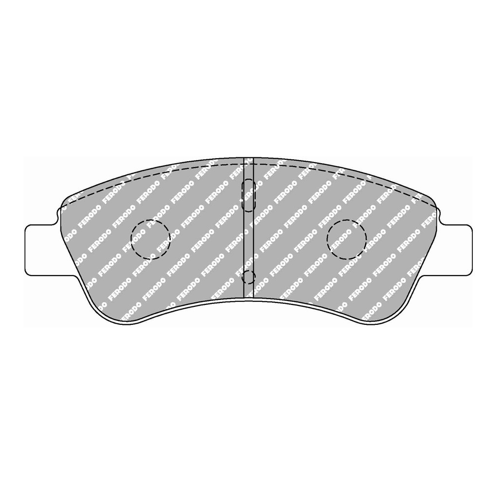 Pastillas de freno Ferodo DS Performance trasero para CITROEN Berlingo 1.1 i 07.96 -  pinza LUCAS/TRWArray